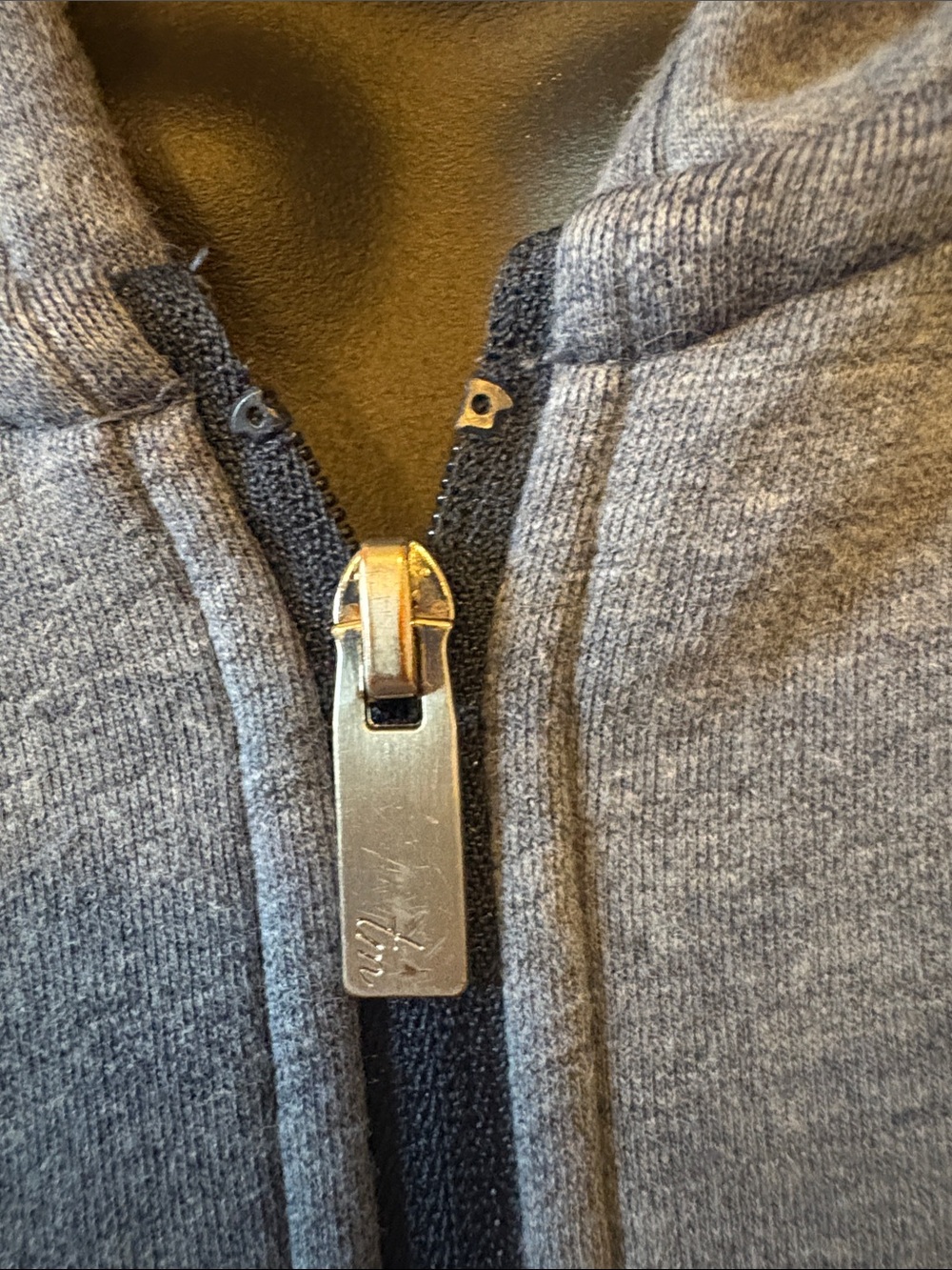 Travis Mathew Women's Slate Blue Zip Hoodie Jacket - Picture 3 of 6
